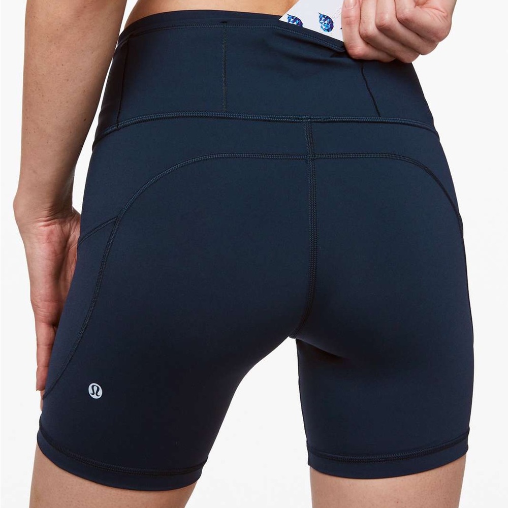 Lululemon Fast and Free Shorts - 6 - True Navy
